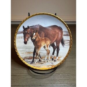 Vintage Fred Stone 1992 "Kidnapped Mare & Her Secretariat Colt" Fine Art Plate